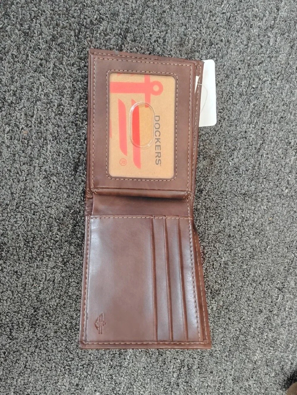 Dockers Brown Leather Bifold Card & Key Wallet